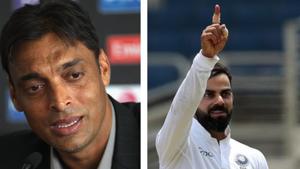 Shoaib Akhtar on Virat Kohli(HT Collage) Shoaib Akhtar on Virat Kohli(HT Collage)