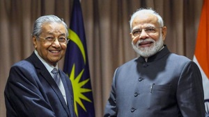 Speaking at the UN General Assembly in September, Mahathir had said that Jammu and Kashmir had been “invaded and occupied”, and that India’s action in the state was “wrong”. (PTI photo) Speaking at the UN General Assembly in September, Mahathir had said that Jammu and Kashmir had been “invaded and occupied”, and that India’s action in the state was “wrong”. (PTI photo)