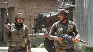 Security forces killed the two militants in a gunfight n Awantipora area of Pulwama.(PTI File Photo) Security forces killed the two militants in a gunfight n Awantipora area of Pulwama.(PTI File Photo)