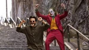 Joaquin Phoenix’s Joker does the Ram Lakhan dance.