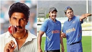 Ranveer Singh had to work hard to get Kapil Dev’s bowling technique right.(Instagram) Ranveer Singh had to work hard to get Kapil Dev’s bowling technique right.(Instagram)