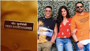 Katrina Kaif shared the name badge of Akshay Kumar’s character in Sooryavanshi.(Instagram) Katrina Kaif shared the name badge of Akshay Kumar’s character in Sooryavanshi.(Instagram)