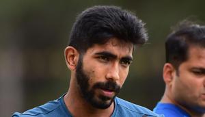 File image of India cricketer Jasprit Bumrah.(PTI) File image of India cricketer Jasprit Bumrah.(PTI)