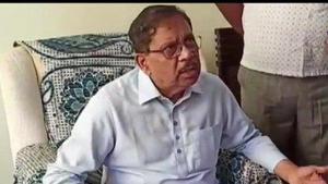 Former Karnataka deputy chief minister G Parameshwara speaks to reporters on Thursday.(ANI) Former Karnataka deputy chief minister G Parameshwara speaks to reporters on Thursday.(ANI)