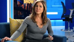 Jennifer Aniston in a still from the Apple TV+ series The Morning Show. Jennifer Aniston in a still from the Apple TV+ series The Morning Show.