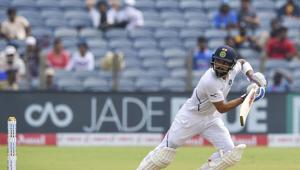 Indian cricket team Captain Virat Kohli plays a shot on the day 2 of second India-South Africa cricket test match, at Maharashtra Cricket Association Stadium in Pune, Friday, Oct. 11, 2019.(PTI) Indian cricket team Captain Virat Kohli plays a shot on the day 2 of second India-South Africa cricket test match, at Maharashtra Cricket Association Stadium in Pune, Friday, Oct. 11, 2019.(PTI)