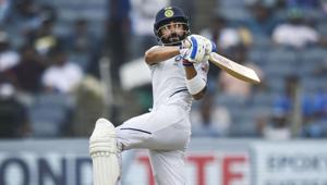 Indian cricket team captain Virat Kohli plays a shot.(PTI) Indian cricket team captain Virat Kohli plays a shot.(PTI)