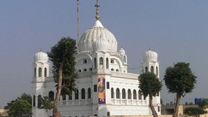 Pakistan is building the corridor from the Indian border to Gurdwara Darbar Sahib in Kartarpur, while the other part—from Dera Baba Nanak in Gurdaspur district up to the border—is being constructed by India. (Photo @HarsimratBadal_) Pakistan is building the corridor from the Indian border to Gurdwara Darbar Sahib in Kartarpur, while the other part—from Dera Baba Nanak in Gurdaspur district up to the border—is being constructed by India. (Photo @HarsimratBadal_)