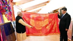 The talks between the two delegations were preceded by a one-on-one meeting between the two leaders at the Fisherman’s Cove, a luxury beachside resort overlooking the Bay of Bengal(HT Photo) The talks between the two delegations were preceded by a one-on-one meeting between the two leaders at the Fisherman’s Cove, a luxury beachside resort overlooking the Bay of Bengal(HT Photo)