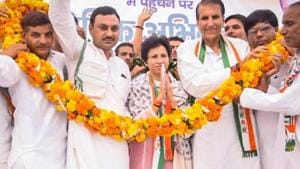 Kumari Selja is the first woman chief of Congress’ Haryana unit.(Photo: @kumari_selja/ Twitter) Kumari Selja is the first woman chief of Congress’ Haryana unit.(Photo: @kumari_selja/ Twitter)