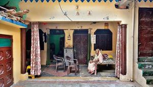 Phoolwati Devi , the grandmother of Ashwini Kashyap, at her residence in Bijnor.(HT image) Phoolwati Devi , the grandmother of Ashwini Kashyap, at her residence in Bijnor.(HT image)
