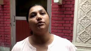 Niece of Prime Minister Narendra Modi, Damayanti Modi in New Delhi on Saturday(HT Photo) Niece of Prime Minister Narendra Modi, Damayanti Modi in New Delhi on Saturday(HT Photo)