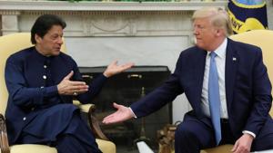 Pakistan’s Prime Minister Imran Khan meets with U.S. President Donald Trump in the Oval Office of the White House in Washington, U.S., July 22, 2019.(Reuters file photo) Pakistan’s Prime Minister Imran Khan meets with U.S. President Donald Trump in the Oval Office of the White House in Washington, U.S., July 22, 2019.(Reuters file photo)