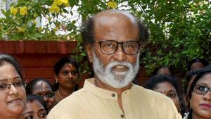 Since the announcement of his decision to venture into politics, Rajinikanth has acted in and signed on five movies.(PTI PHOTO.) Since the announcement of his decision to venture into politics, Rajinikanth has acted in and signed on five movies.(PTI PHOTO.)
