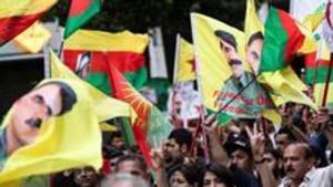 Kurds living in Greece and Greek protesters take part in a demonstration against Turkey's military action in northeastern Syria, in Athens, Greece.(REUTERS) Kurds living in Greece and Greek protesters take part in a demonstration against Turkey's military action in northeastern Syria, in Athens, Greece.(REUTERS)