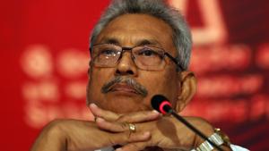 Sri Lankans should look to the future rather than thinking about the past, said Gotabaya Rajapaksa.(AP Photo) Sri Lankans should look to the future rather than thinking about the past, said Gotabaya Rajapaksa.(AP Photo)