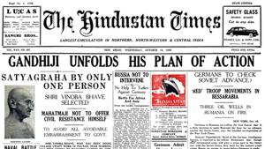 Gandhiji unfolds his plan of action.(HT) Gandhiji unfolds his plan of action.(HT)