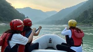 Twinkle Khanna shared a new pictures from the hills.(Instagram) Twinkle Khanna shared a new pictures from the hills.(Instagram)