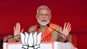 This was Prime Minister’s second poll rally in the last 24 hours in poll-bound Haryana.(PT Photo) This was Prime Minister’s second poll rally in the last 24 hours in poll-bound Haryana.(PT Photo)