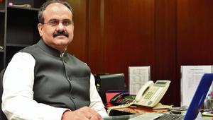 Ajay Bhushan Pandey, a 1984 batch Maharashtra cadre Indian Administrative Service officer.(Ramesh Pathania / Mint) Ajay Bhushan Pandey, a 1984 batch Maharashtra cadre Indian Administrative Service officer.(Ramesh Pathania / Mint)