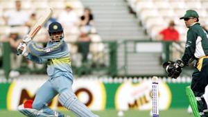 Sourav Ganguly in action in a match against Pakistan.(Getty Images) Sourav Ganguly in action in a match against Pakistan.(Getty Images)