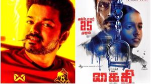 Vijay’s Bigil and Karthi’s Kaithi will woo audiences this Diwali.(Instagram) Vijay’s Bigil and Karthi’s Kaithi will woo audiences this Diwali.(Instagram)