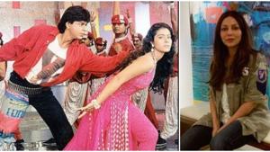 Gauri Khan designed Shah Rukh Khan’s clothes in Baazigar. Gauri Khan designed Shah Rukh Khan’s clothes in Baazigar.
