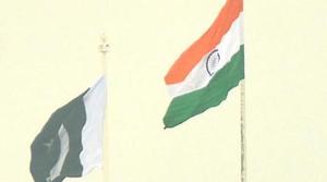 Indian delegation waited for about 45 minutes at the zero point in Munabao but the Pakistani rangers didn’t turn up.(HT Photo) Indian delegation waited for about 45 minutes at the zero point in Munabao but the Pakistani rangers didn’t turn up.(HT Photo)
