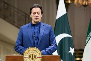 In his speech at the UN General Assembly last month, PM Khan had accused India of attempting to get his country blacklisted by the FATF which he signalled, could ruin the country.(Reuters) In his speech at the UN General Assembly last month, PM Khan had accused India of attempting to get his country blacklisted by the FATF which he signalled, could ruin the country.(Reuters)