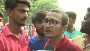 Satyam Tiwari, son of murdered Hindu outfit leader Kamlesh Tiwari. (ANI photo) Satyam Tiwari, son of murdered Hindu outfit leader Kamlesh Tiwari. (ANI photo)