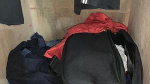 The saffron-coloured kurtas, a bag, towels and other items were recovered from the Khalsa Inn Hotel in Lalbagh area of the capital of Uttar Pradesh city during a search by the police, officials said.(Photo courtesy: Lucknow police) The saffron-coloured kurtas, a bag, towels and other items were recovered from the Khalsa Inn Hotel in Lalbagh area of the capital of Uttar Pradesh city during a search by the police, officials said.(Photo courtesy: Lucknow police)