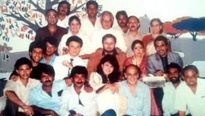 Neena Gupta has shared this throwback picture from sets of 1989 film Daddy. Neena Gupta has shared this throwback picture from sets of 1989 film Daddy.