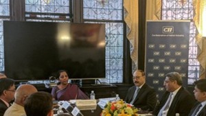 India has been mulling options to attract companies leaving China or branching out, that include financial incentives such as preferential tax rates and tax holidays. (Photo @FinMinIndia) India has been mulling options to attract companies leaving China or branching out, that include financial incentives such as preferential tax rates and tax holidays. (Photo @FinMinIndia)