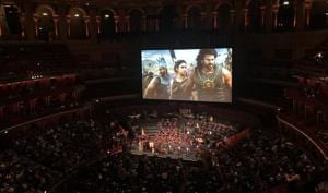 Baahubali The Beginning screened at the Royal Albert Hall in London. Baahubali The Beginning screened at the Royal Albert Hall in London.