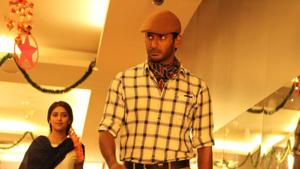 Vishal in a still from Thupparivaalan 2. Vishal in a still from Thupparivaalan 2.