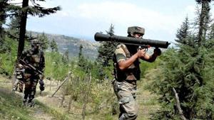 The Indian Army resorted to heavy artillery fire, also targeting several terrorist camps along the LoC, the official sources said.(PTI file photo/representative image) The Indian Army resorted to heavy artillery fire, also targeting several terrorist camps along the LoC, the official sources said.(PTI file photo/representative image)