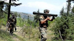 Indian Army on Sunday inflicted heavy damages and casualty on the Pakistan side after two Indian soldiers and a civilian were killed in ceasefire violation by Pakistan Army in Tangdhar sector of Kupwara. (PTI file photo)(Representative Image) Indian Army on Sunday inflicted heavy damages and casualty on the Pakistan side after two Indian soldiers and a civilian were killed in ceasefire violation by Pakistan Army in Tangdhar sector of Kupwara. (PTI file photo)(Representative Image)