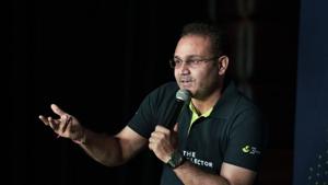 Former Indian cricketer Virender Sehwag turned 41 on Sunday (October 20,2019)(PTI) Former Indian cricketer Virender Sehwag turned 41 on Sunday (October 20,2019)(PTI)