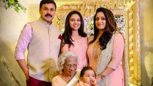 Dileep and Kavya Madhavan welcomed their daughter in October last year.(Instagram) Dileep and Kavya Madhavan welcomed their daughter in October last year.(Instagram)