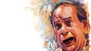 Bhimsen Joshi began receiving training in Hindustani Classical music under Pt Sawai Gandharva for four years from 1936 to 1940.(Illustration: Rushikesh Tulshiram Gophane) Bhimsen Joshi began receiving training in Hindustani Classical music under Pt Sawai Gandharva for four years from 1936 to 1940.(Illustration: Rushikesh Tulshiram Gophane)