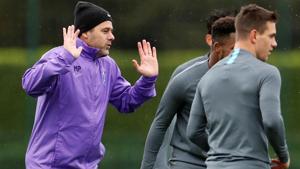 Tottenham Hotspur manager Mauricio Pochettino during training.(Action Images via Reuters) Tottenham Hotspur manager Mauricio Pochettino during training.(Action Images via Reuters)
