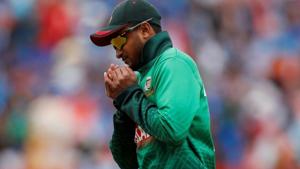 A file photo of Shakib Al Hasan.(Action Images via Reuters) A file photo of Shakib Al Hasan.(Action Images via Reuters)