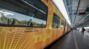 Since it began commercial operations from October six for six days a week, the train has maintained a tight schedule.(Kunal Patil/HT Photo) Since it began commercial operations from October six for six days a week, the train has maintained a tight schedule.(Kunal Patil/HT Photo)