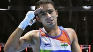 A file photo of Amit Panghal.(PTI) A file photo of Amit Panghal.(PTI)