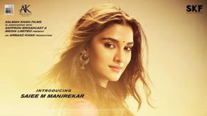Saiee Manjrekar makes her Bollywood debut with Salman Khan’s Dabangg 3. Saiee Manjrekar makes her Bollywood debut with Salman Khan’s Dabangg 3.