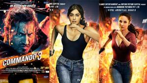Commando 3 posters: Angira Dhar, Vidyut Jammwal, Adah Sharma and Gulshan Deviah are all set for a new mission. Commando 3 posters: Angira Dhar, Vidyut Jammwal, Adah Sharma and Gulshan Deviah are all set for a new mission.