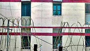 The Pitampura flat where the 55-year-old woman was found hanging on Saturday afternoon. (HT Photo/ Sourced) The Pitampura flat where the 55-year-old woman was found hanging on Saturday afternoon. (HT Photo/ Sourced)