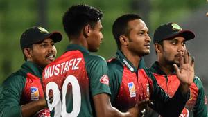 Representative image: File image of players of Bangladesh cricket team celebrating after the fall of a wicket.(Getty Image) Representative image: File image of players of Bangladesh cricket team celebrating after the fall of a wicket.(Getty Image)