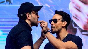 Hrithik Roshan and Tiger Shroff came together for the first time with War.(AFP) Hrithik Roshan and Tiger Shroff came together for the first time with War.(AFP)