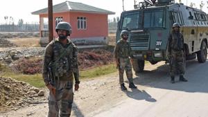 File photo of Army soldiers in Jammu and Kashmir. (Photo by Waseem Andrabi/ Hindustan Times) File photo of Army soldiers in Jammu and Kashmir. (Photo by Waseem Andrabi/ Hindustan Times)